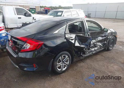 2020 Honda Civic Lx из США, поврежденный, VIN 19XFC2F61LE002683